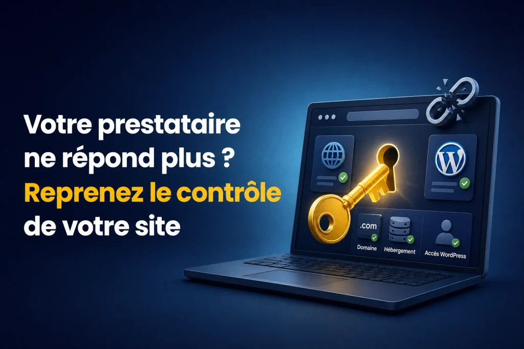 Accès WordPress : reprendre le contrôle de son site web