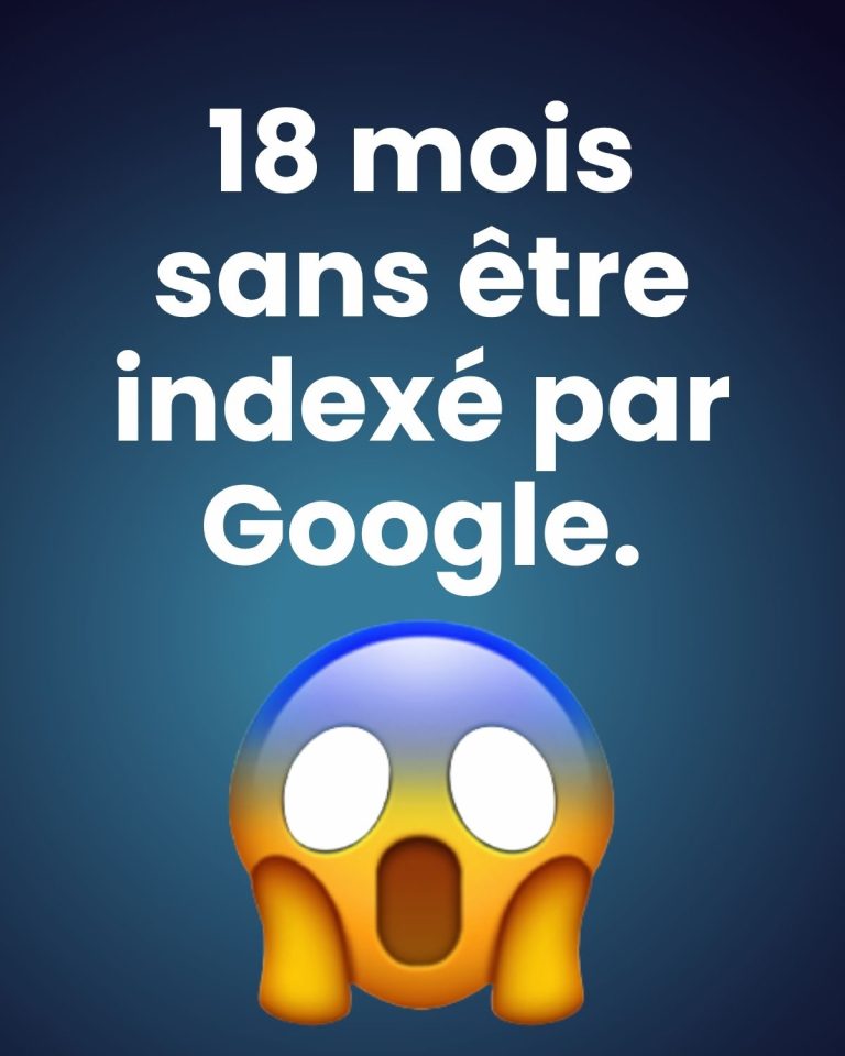 site non indexé Google